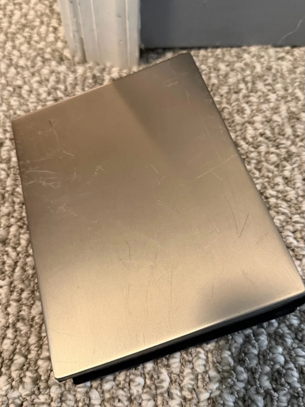 Silver 4-Opening Baby Firsts Photo Frame with attached photo book